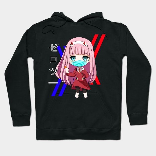 Zero two chibi Hoodie by KM Design